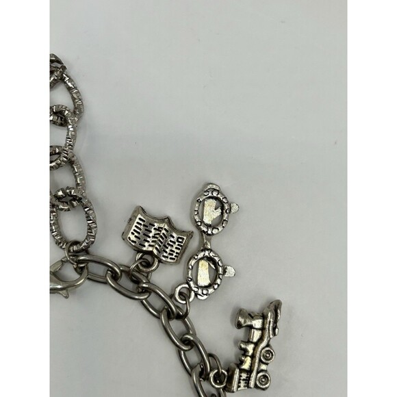 Harry Potter Charm Bracelet Set Quidditch Snitch Broomstick Hogwarts Owl - Picture 8 of 11